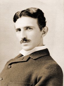 Porträt von Nikola Tesla